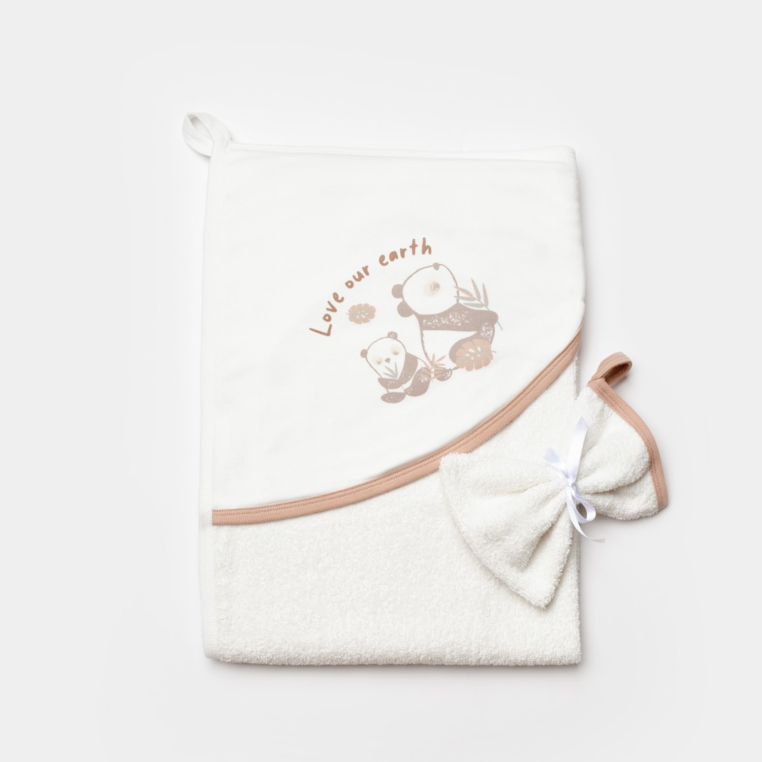 Biorganic Love Our Earth Bebek Havlu 85x90 Cm 66480 Mocha