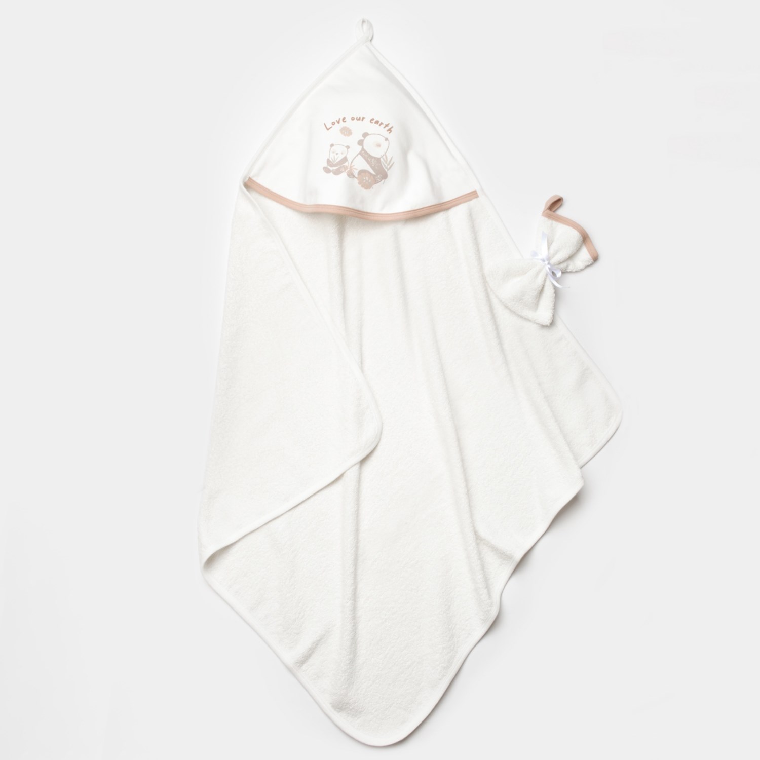 Biorganic Love Our Earth Bebek Havlu 85x90 Cm 66480 Mocha