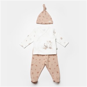Biorganic Love Our Eart 3'lü Bebek Takım 73345 Mocha