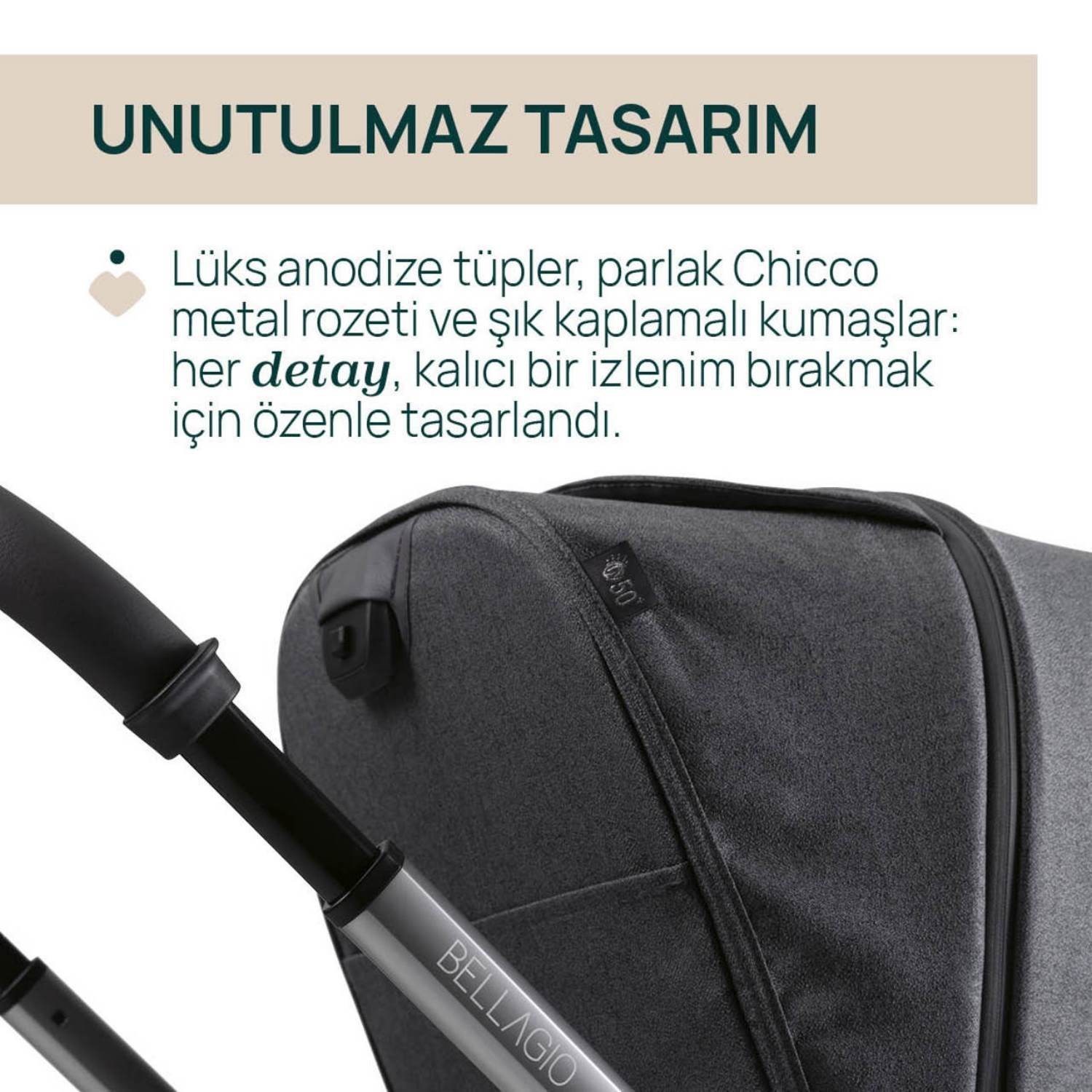 Chicco Duo Bellagio Travel Sistem Bebek Arabası Black Satin