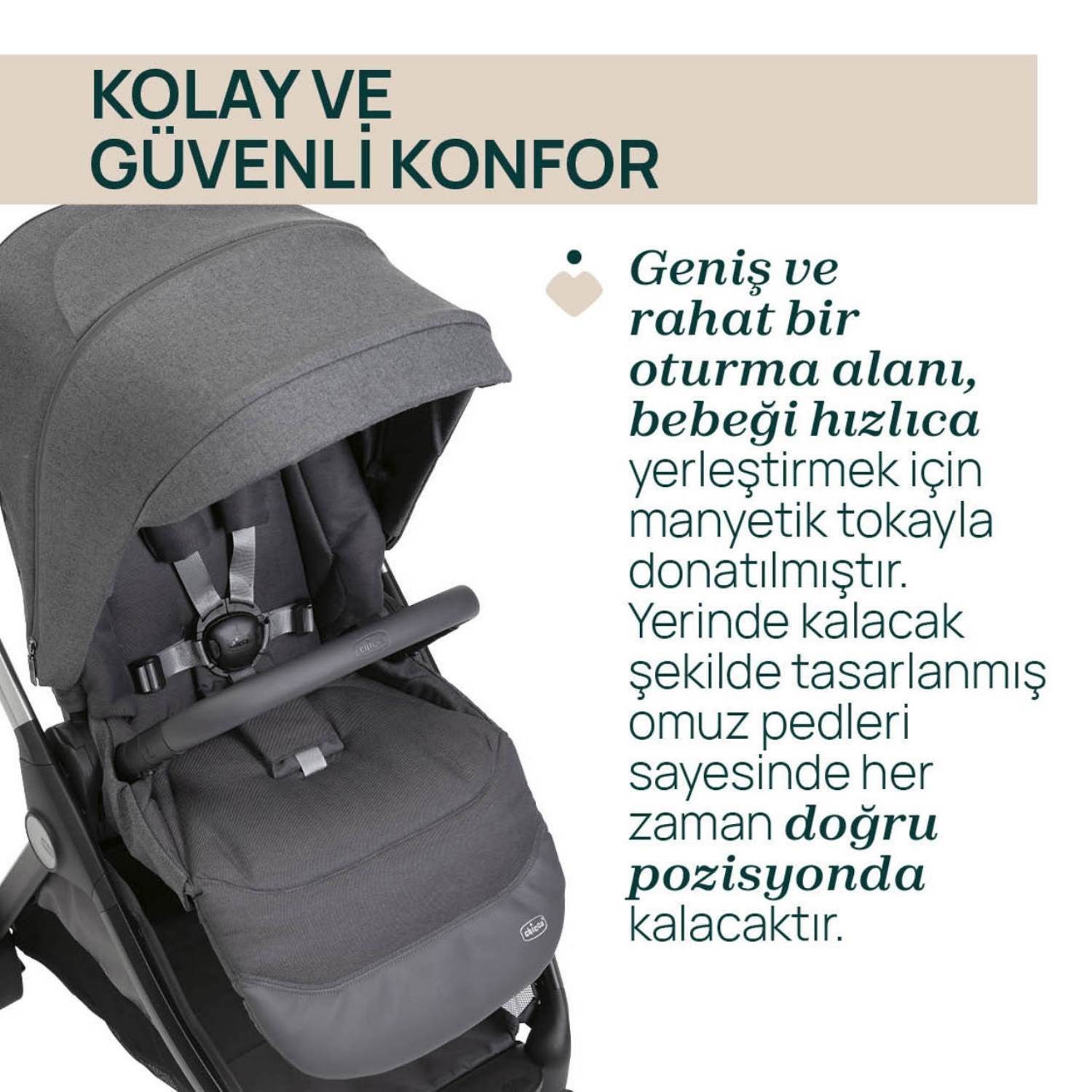 Chicco Duo Bellagio Travel Sistem Bebek Arabası Black Satin