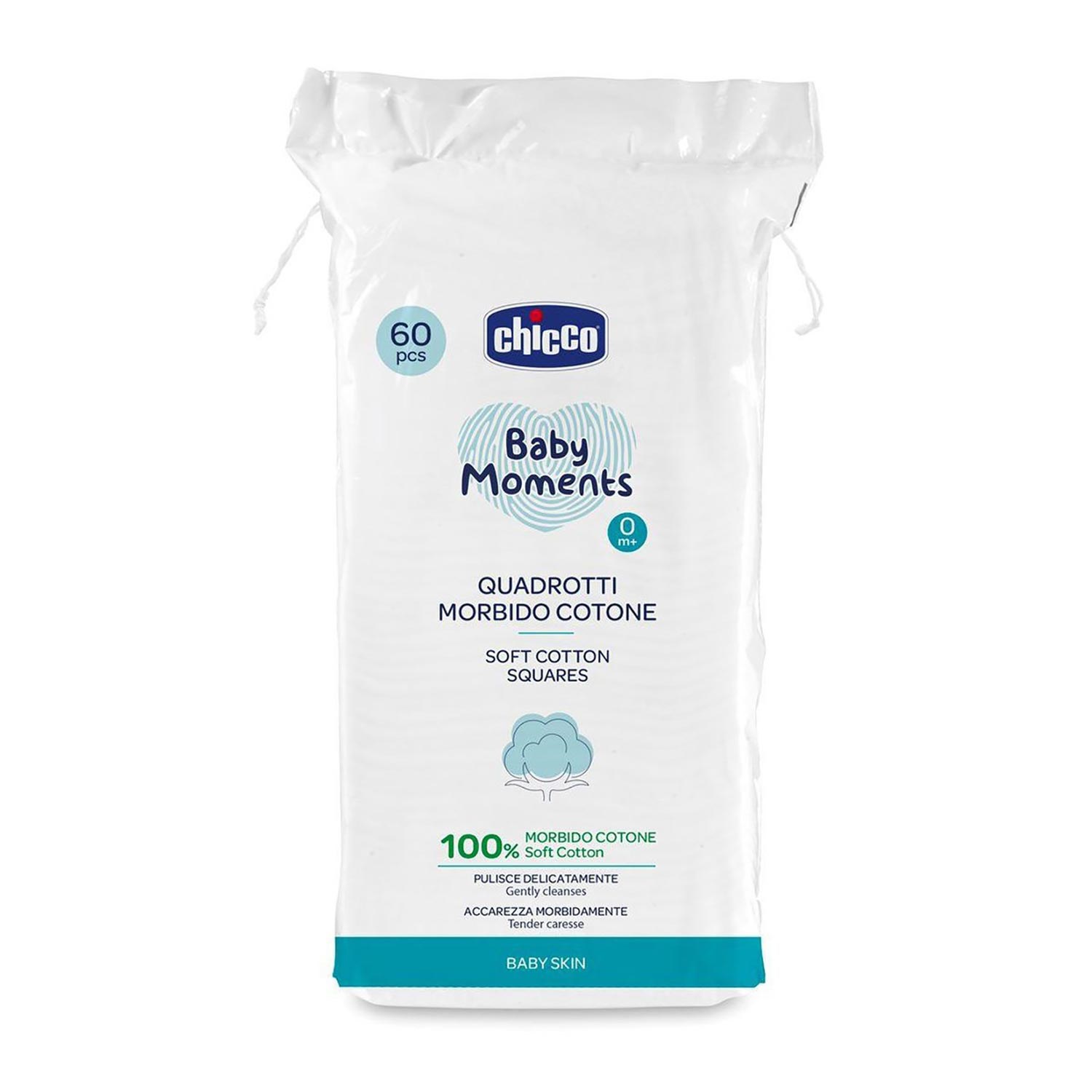 Chicco Baby Moments Doğal Pamuk 60 Adet 