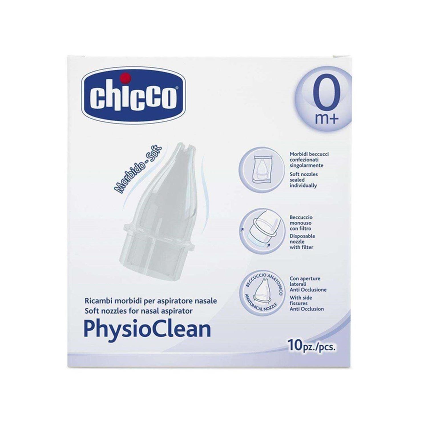 Chicco PhysioClean 10 Adet Yedek Uç 