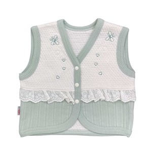 Gaye Bebe Bebek Yeleği 4481 Mint