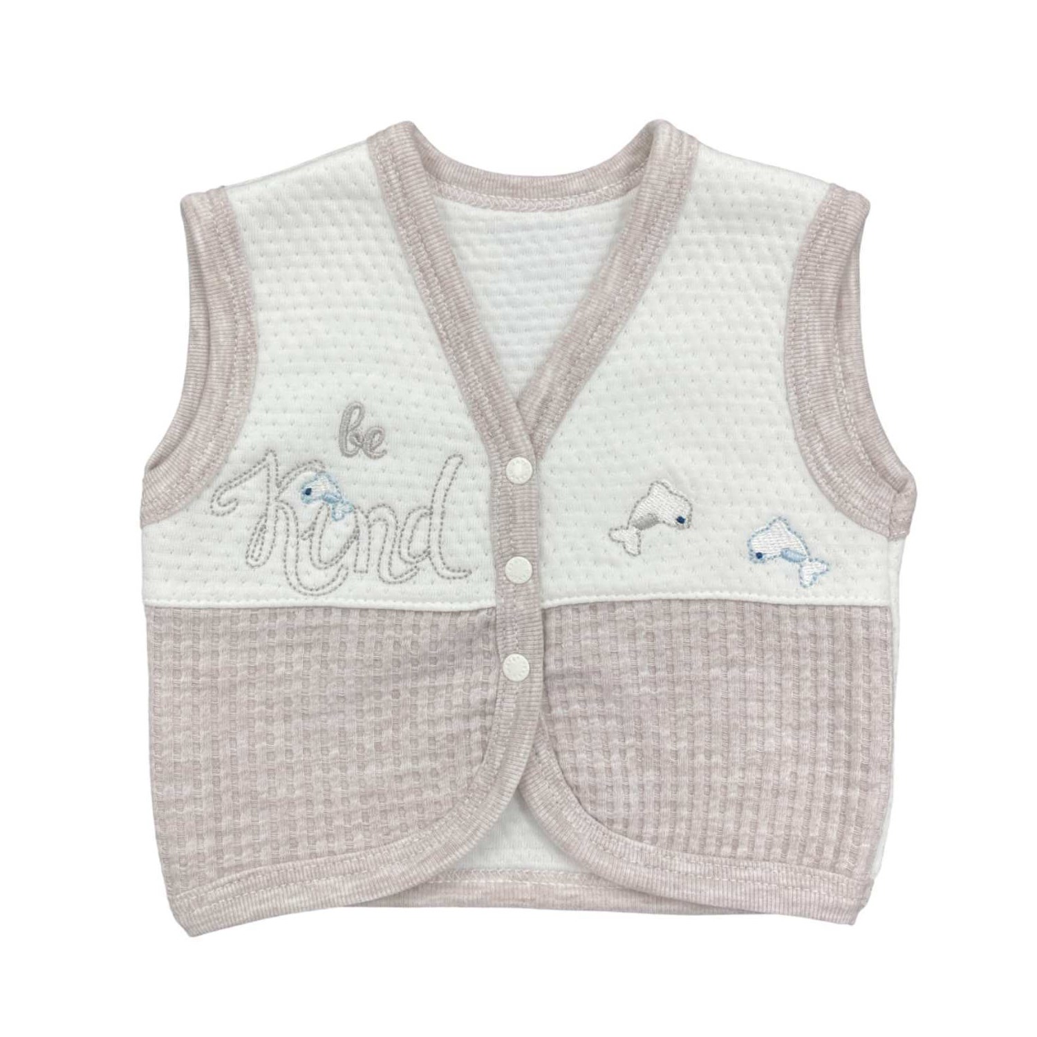Gaye Bebe Bebek Yeleği 4482 Gri