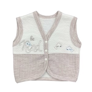 Gaye Bebe Bebek Yeleği 4482 Gri