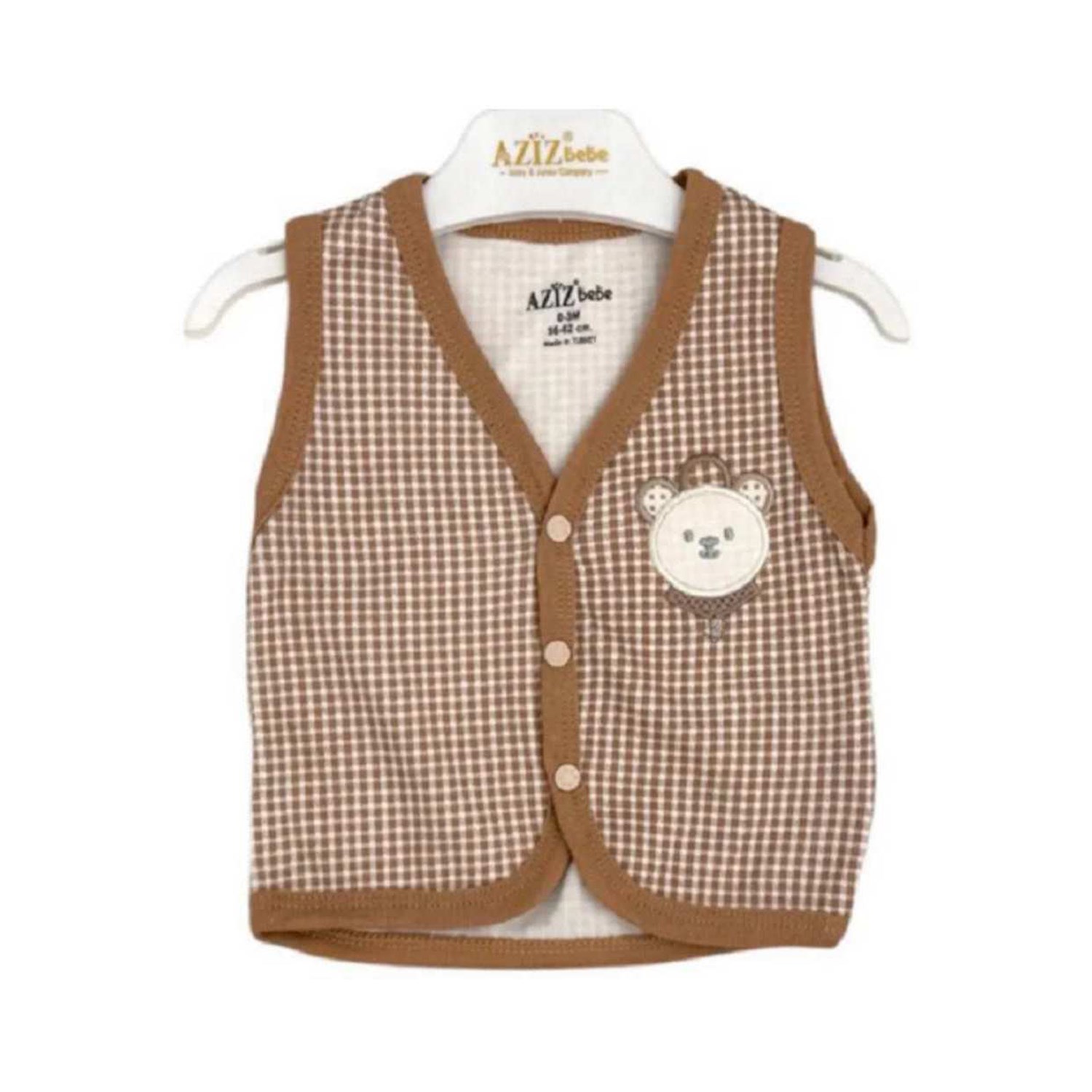 Aziz Bebe Bebek Yeleği 24327 Bej