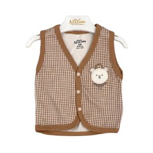 Aziz Bebe Bebek Yeleği 24327 Bej