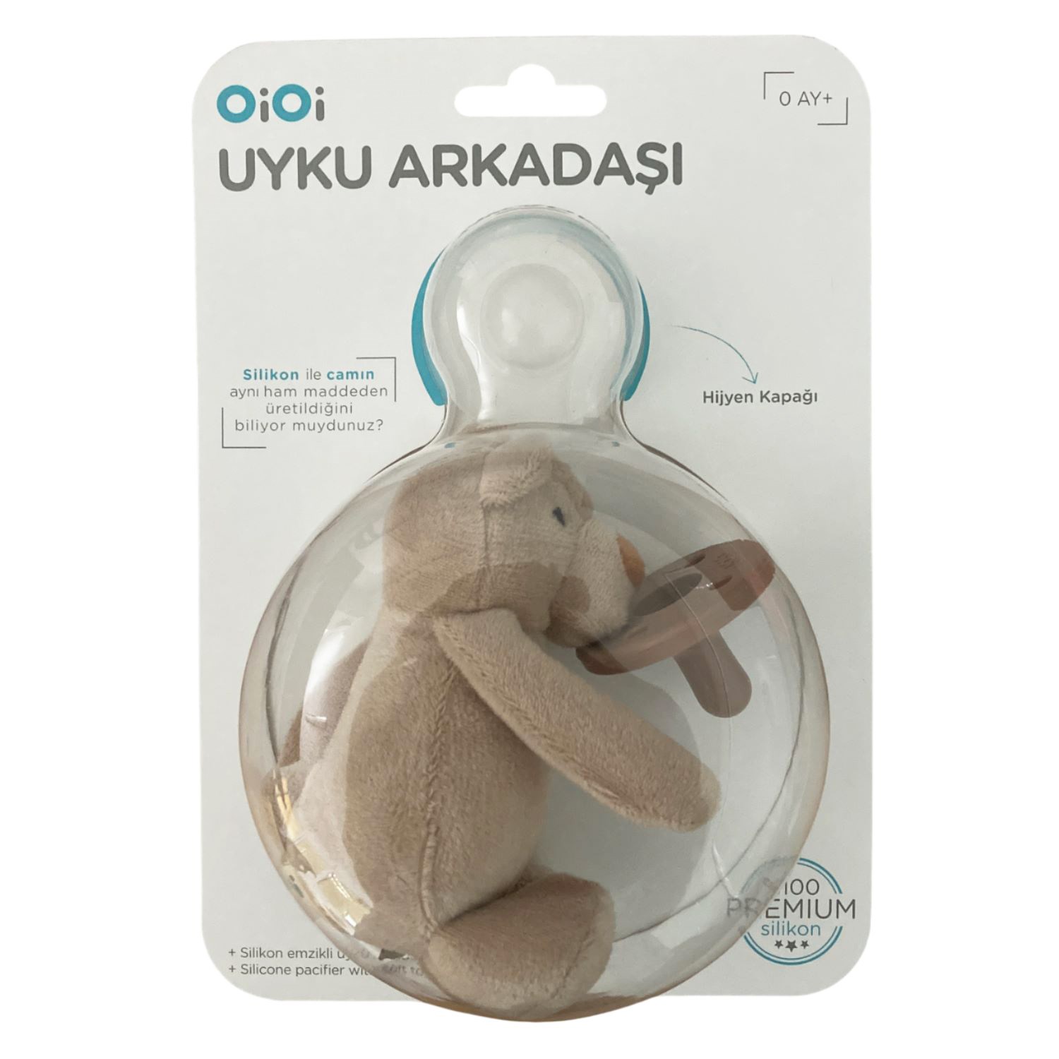 OiOi Emzikli Uyku Arkadaşı Kahverengi