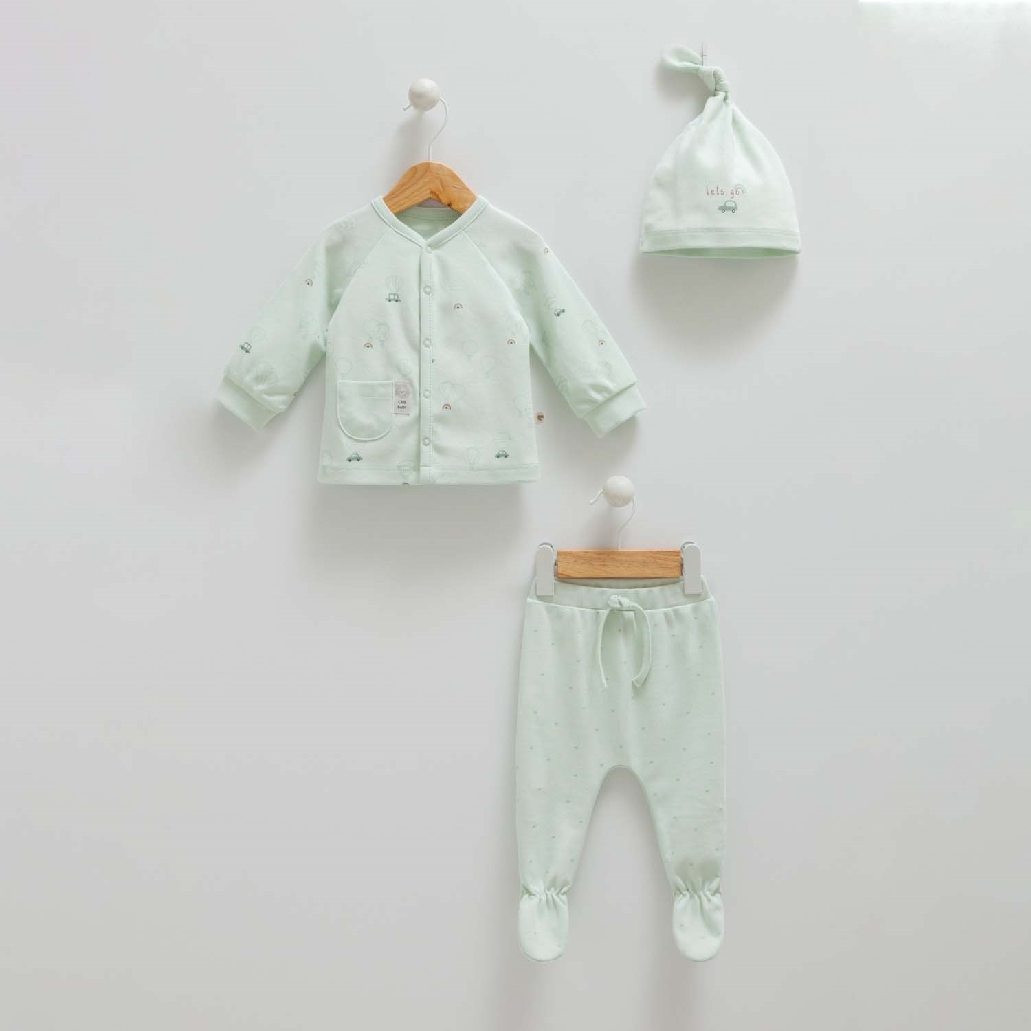 Caramell 2'li Bebek Takımı TKE1196 Yeşil