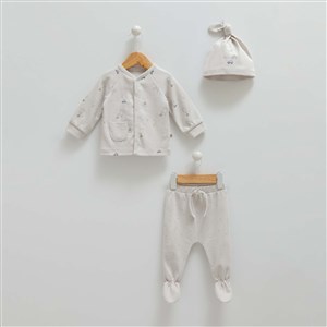 Caramell 2'li Bebek Takımı TKE1196 Gri