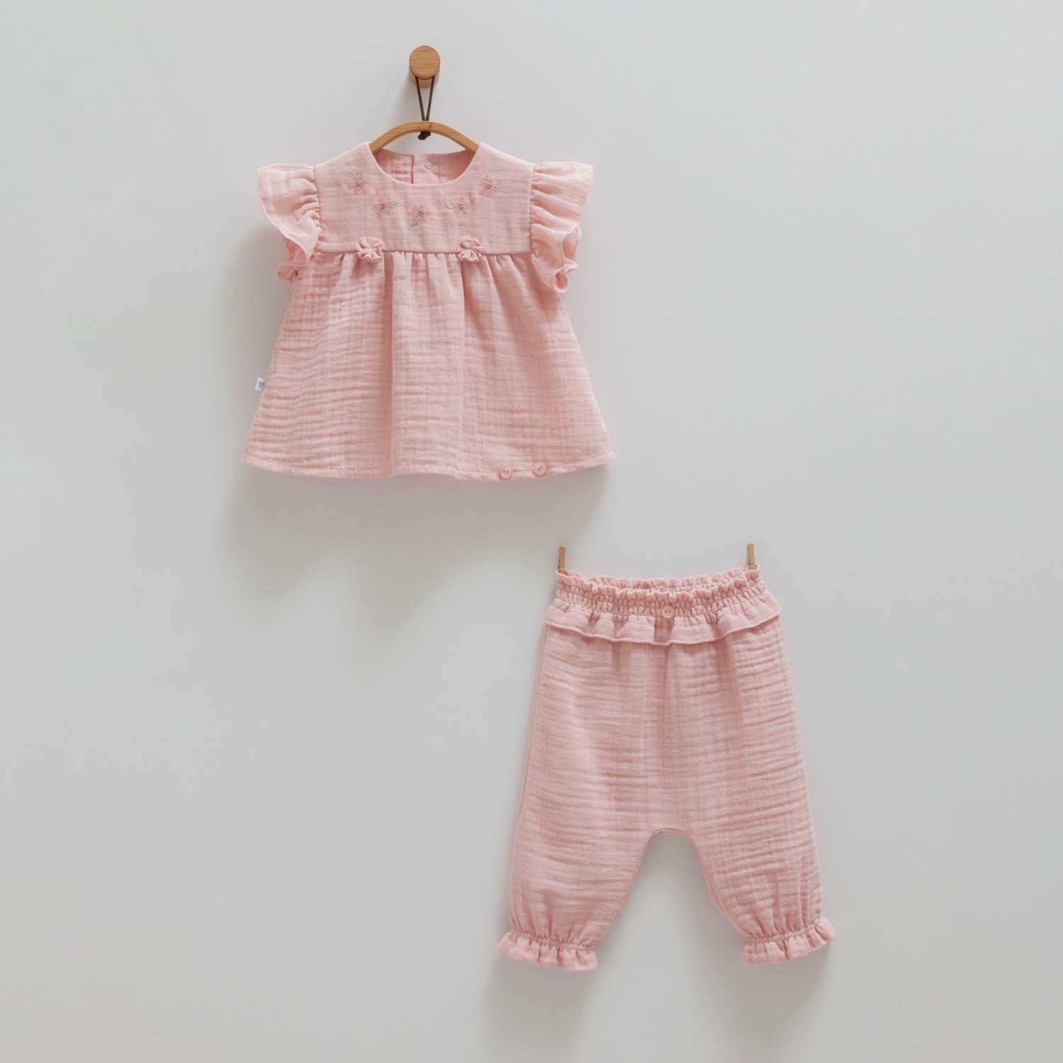 Caramell 2'li Bebek Takımı TKK1663 Gül Kurusu