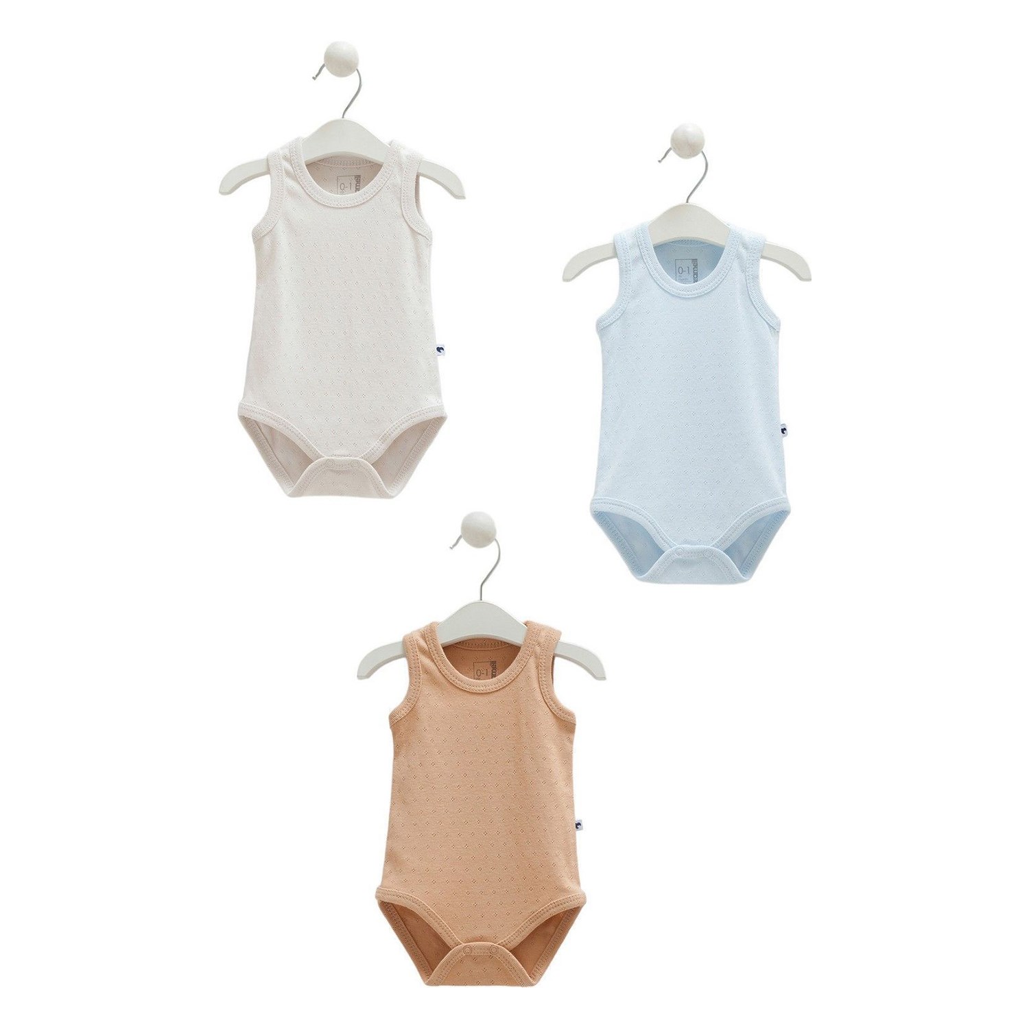 Caramell 3'lü Atlet Body BE1509 Açık Gri