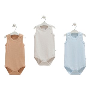 Caramell 3'lü Atlet Body BE1510 Açık Gri