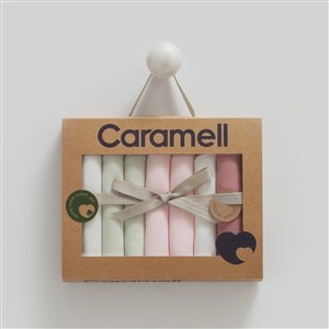 Caramell 7'li Bebek Penye Mendili MND1335 Yeşil