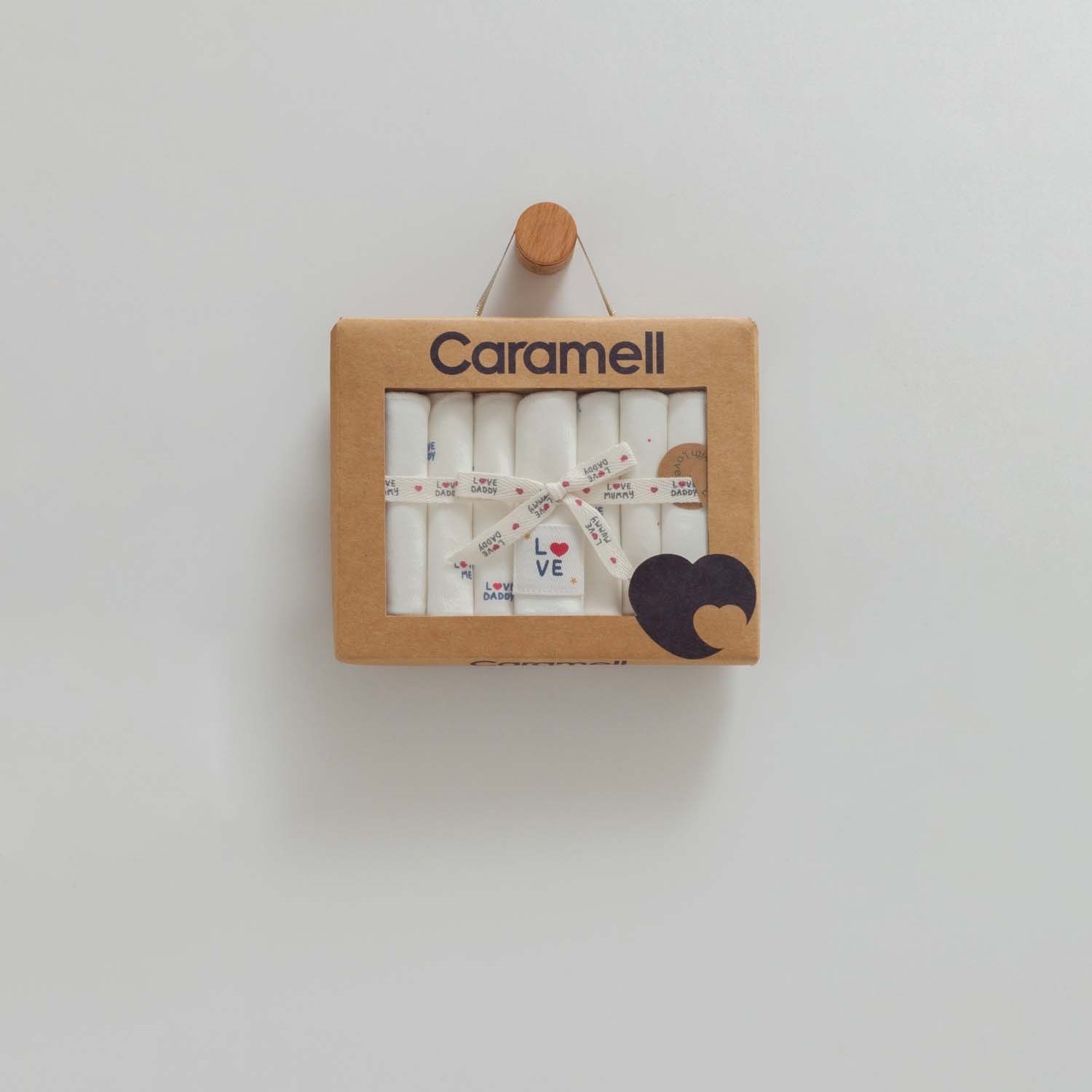 Caramell 7'li Bebek Penye Mendili MND1393 Ekru