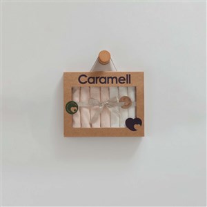 Caramell 7'li Bebek Penye Mendili MND1689 Kayısı
