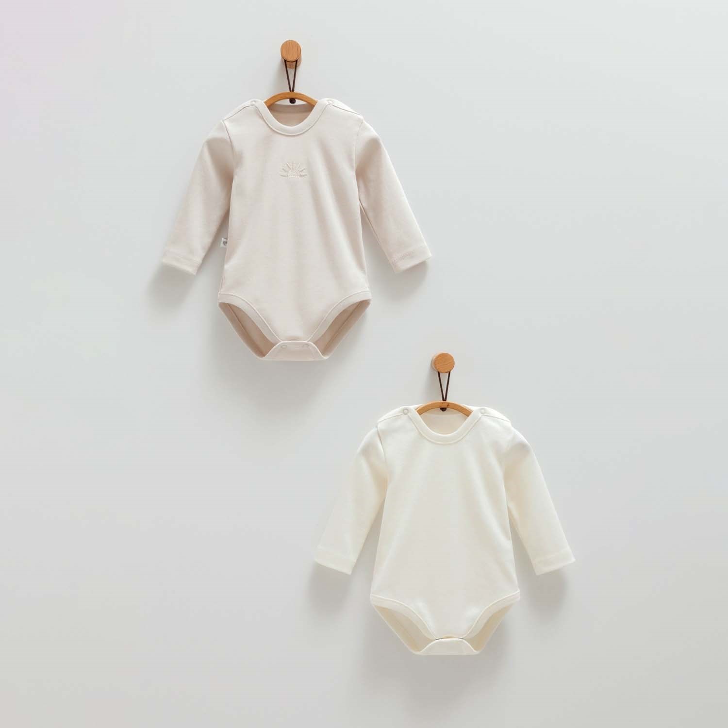 Caramell 2'li Bebek Body BE1430 Gri