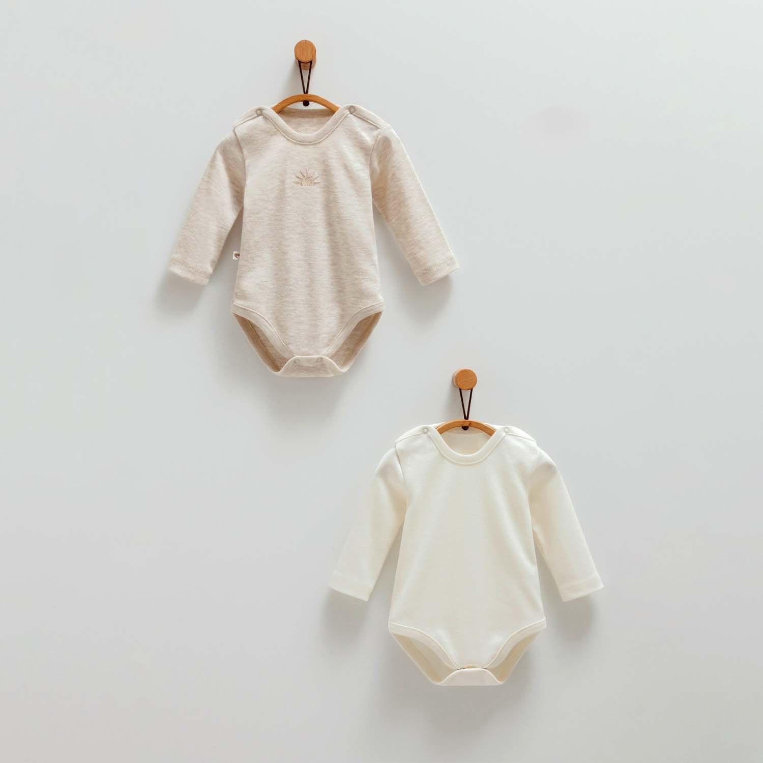 Caramell 2'li Bebek Body BE1430 Bej Melanj