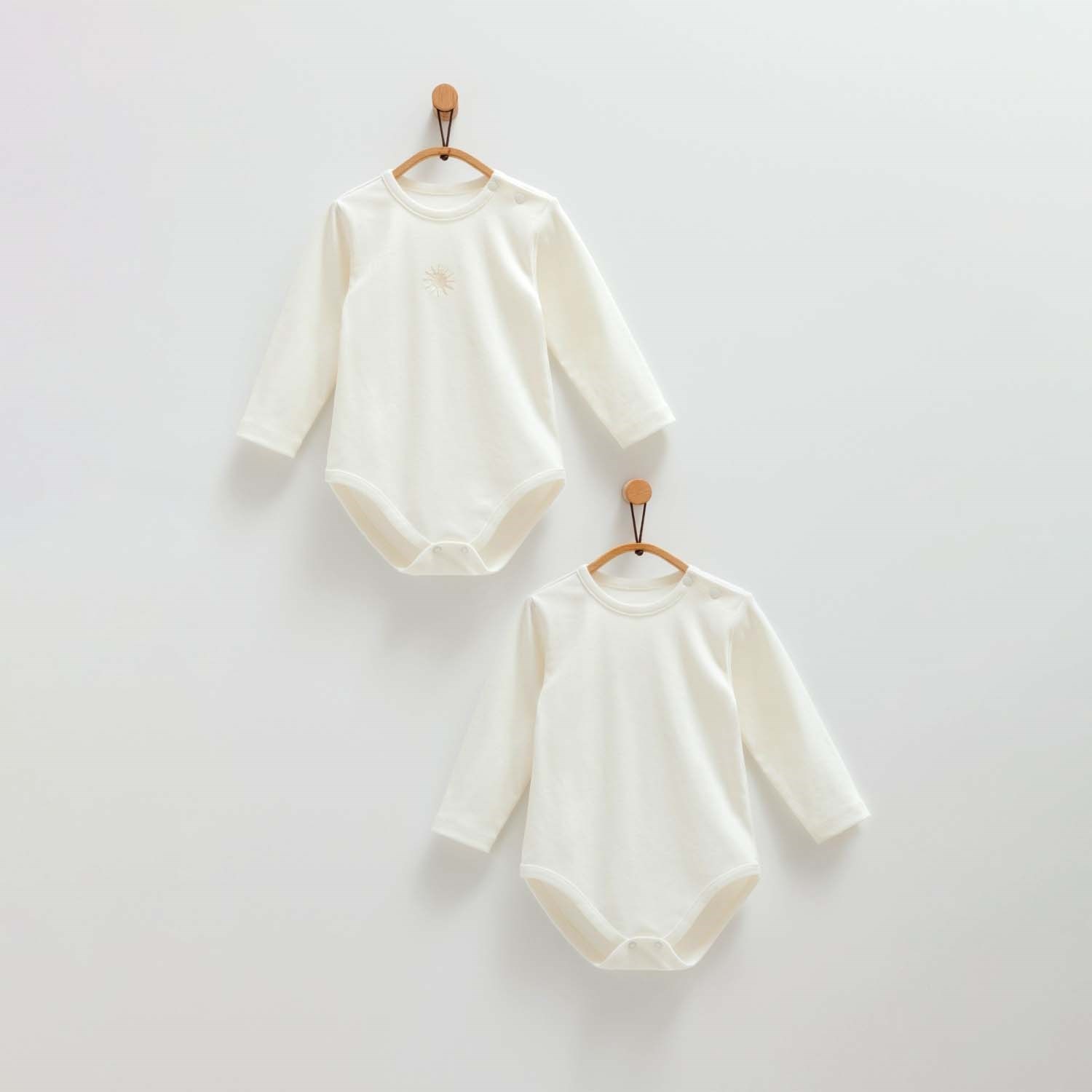 Caramell 2'li Bebek Body BE1431 Ekru
