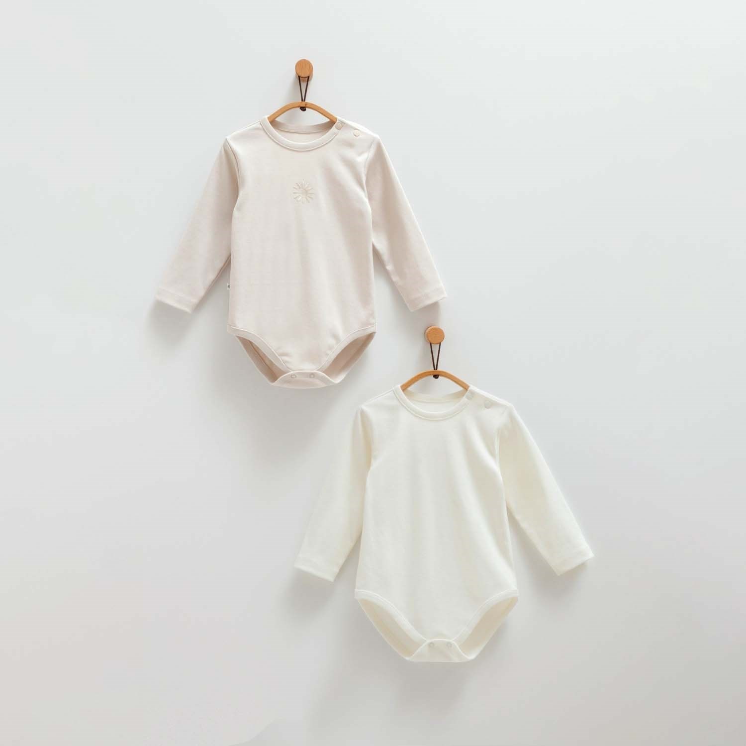 Caramell 2'li Bebek Body BE1431 Gri