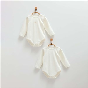 Caramell 2'li Bebek Body BE1431 Ekru