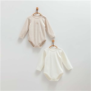 Caramell 2'li Bebek Body BE1431 Bej Melanj