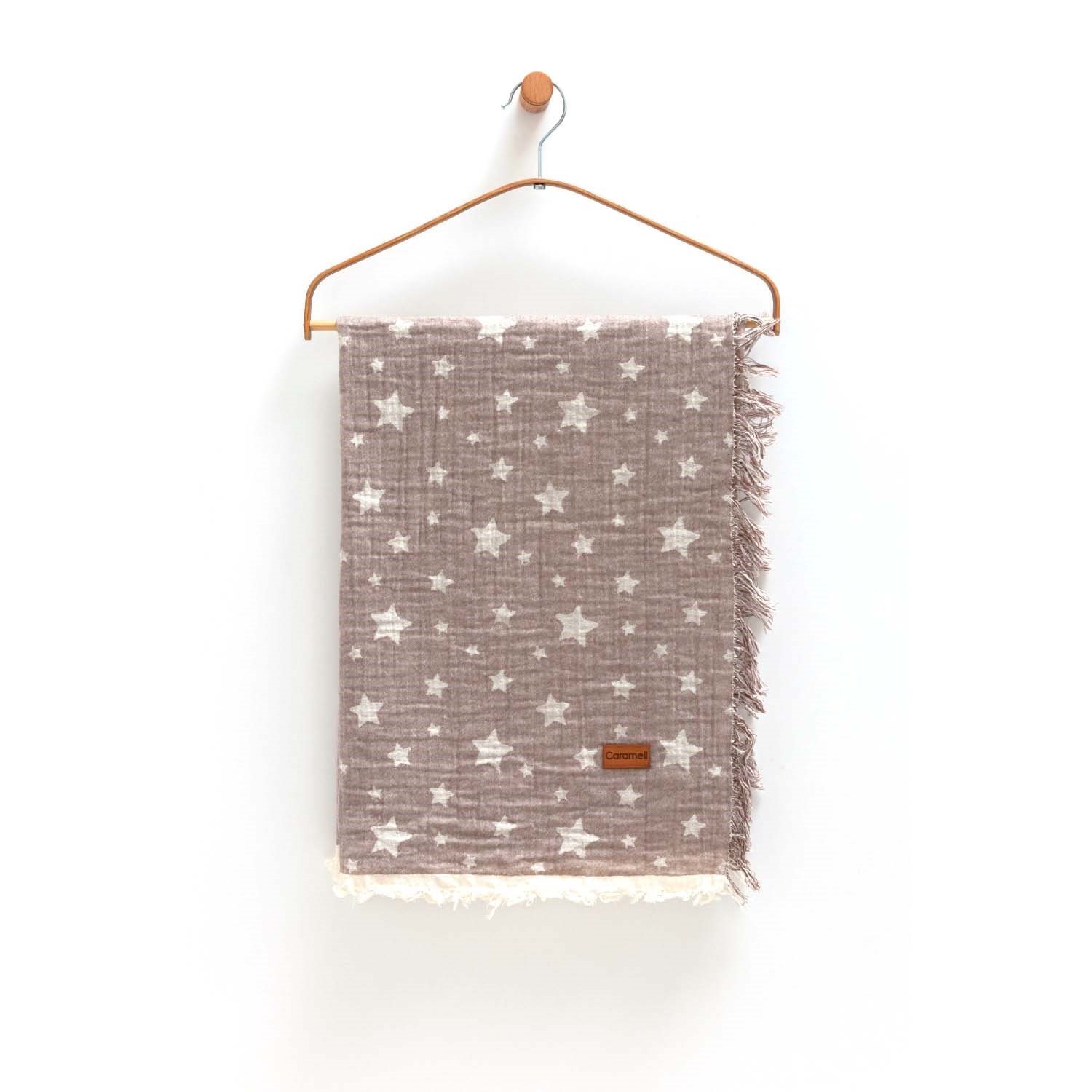 Caramell Bebek Müslin Battaniye 100X120 Cm BTE1974 Kahve