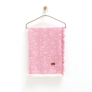 Caramell Bebek Müslin Battaniye 100X120 Cm BTU1977 Pembe