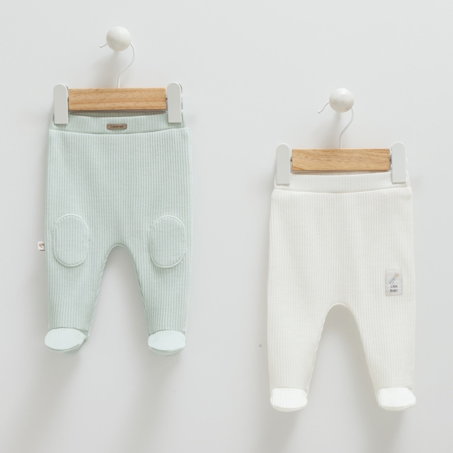 Caramell Patikli Bebek Pantolonu APE1265 Yeşil