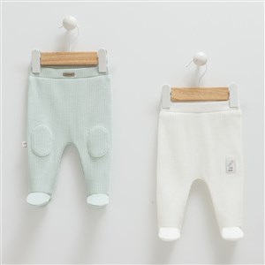 Caramell Patikli Bebek Pantolonu APE1265 Yeşil