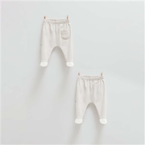 Caramell 2'li Bebek Pantolonu APE1432 Gri