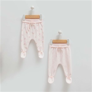 Caramell Patikli Bebek Pantolonu APK1214 Pembe
