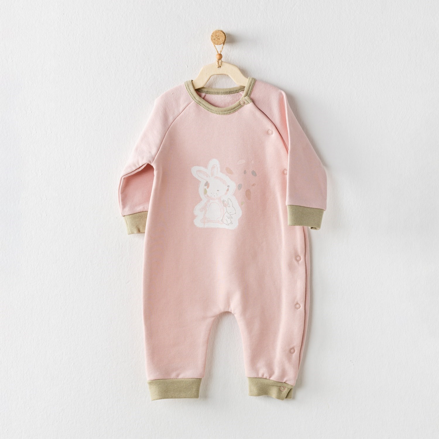 Andywawa Casual Bebek Tulumu AC24073 Pembe