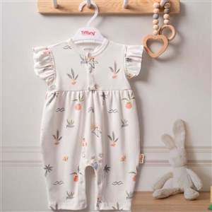 Tiffany Baby Sunny Garden Fırfırlı Atlet Tulum 2410089 Ekru