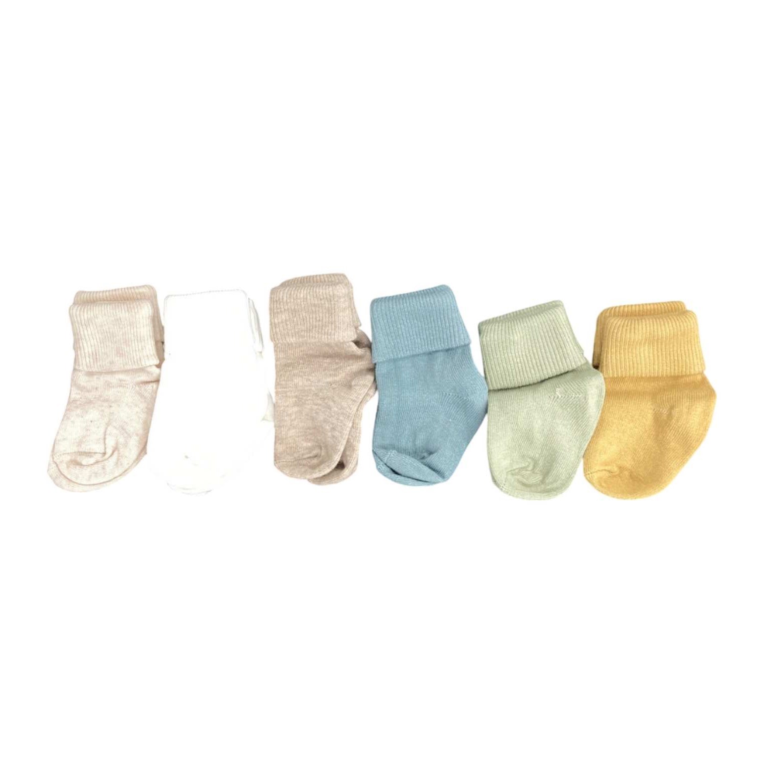 Defne Baby 6Lı Bebek Çorabı 6U001-23 Çok Renkli