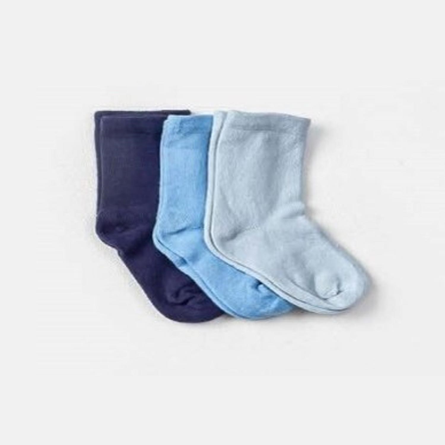 Defne Baby 3'Lü Bebek Çorabı E036-23 Lacivert