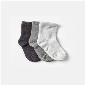 Defne Baby 3'Lü Bebek Çorabı E036-23 Gri