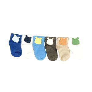 Defne Baby 6Lı Bebek Çorabı 6E003-23 Çok Renkli