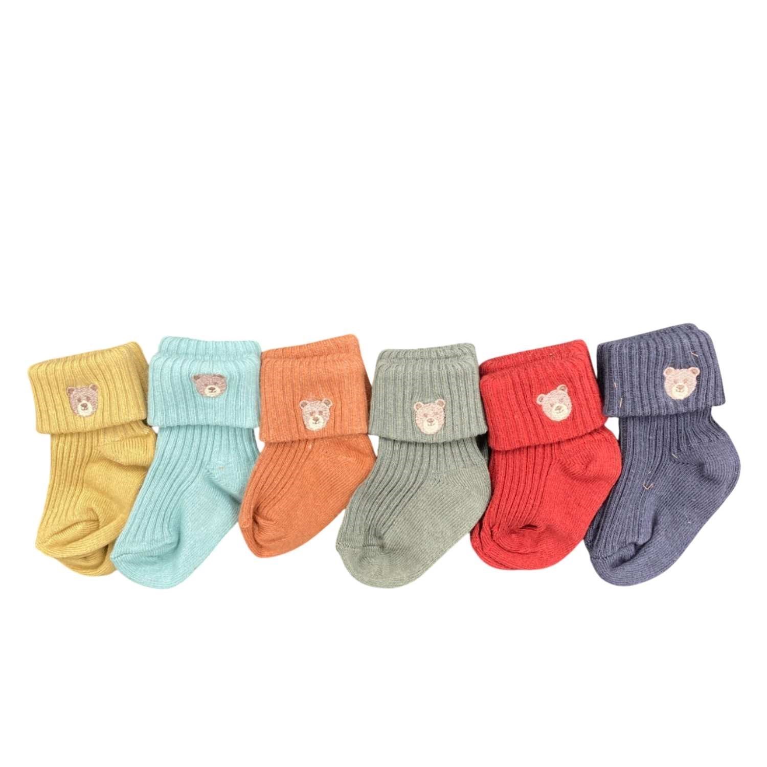 Defne Baby 6Lı Bebek Çorabı 6U003-24 Çok Renkli