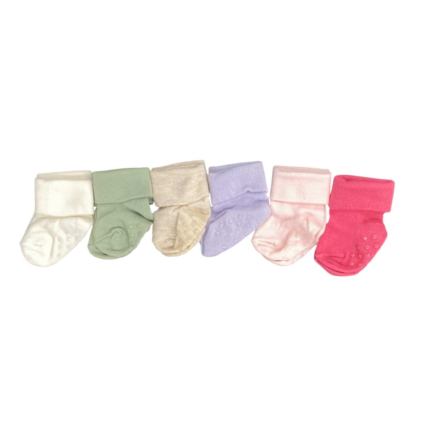 Defne Baby 6Lı Bebek Çorabı 6K007-24 Çok Renkli