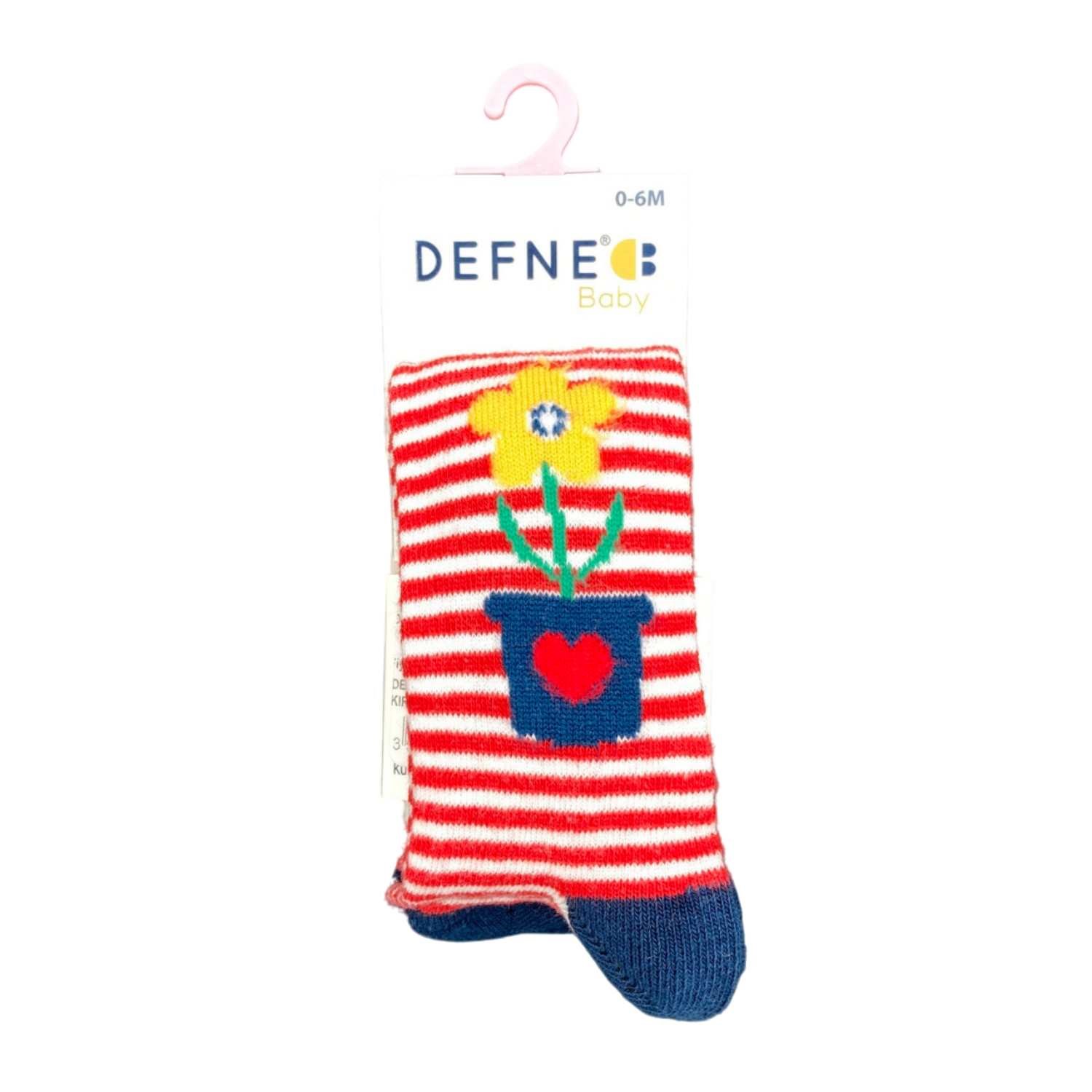 Defne Baby Bebek Külotlu Çorap 021-21 Kırmızı