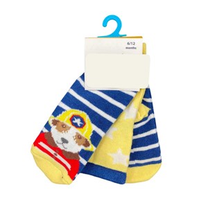 Defne Baby 3'Lü Bebek Çorabı E018-22 Sarı
