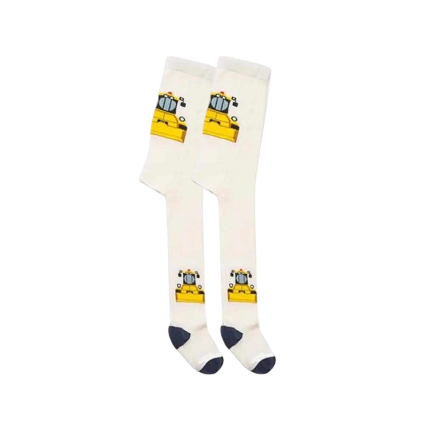 Defne Baby Bebek Külotlu Çorap 012-21 Beyaz-Lacivert