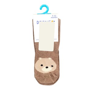 Defne Baby Bebek Çorabı E008-24 Kahverengi