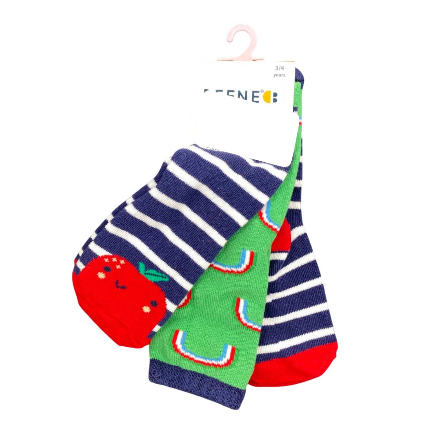 Defne Baby 3Lü Bebek Çorabı K018-22 Lacivert