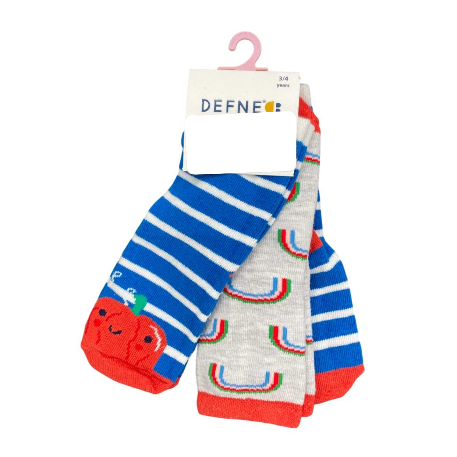 Defne Baby 3Lü Bebek Çorabı K018-22 Mavi