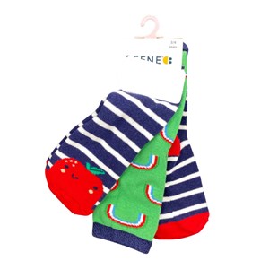 Defne Baby 3Lü Bebek Çorabı K018-22 Lacivert