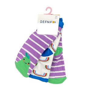 Defne Baby 3Lü Bebek Çorabı K018-22 Mor