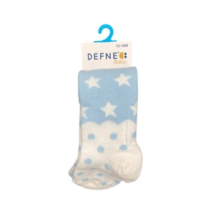 Defne Baby Bebek Külotlu Çorap 006-21 Mavi